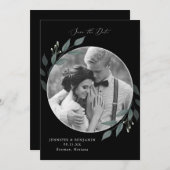 Save The Date Bouquet de verdure (Devant / Derrière)