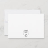 Save The Date Bouquets de la Branche d'Olivier Mariage (Dos)