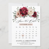 Bourgogne Champagne Ivory Mauve Rose Floral Mariag