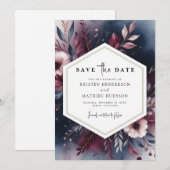 Save The Date Bourgogne numérique enchantée (Devant / Derrière)