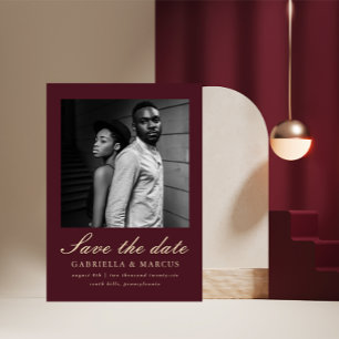 Save The Date Bourgogne Photo Mariage Enregistrer La Date