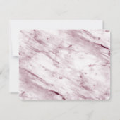 Save The Date Bourgogne romantique brossé cadre avec photo (Dos)