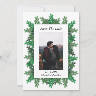 Save The Date Branches de l'arbre d'hiver