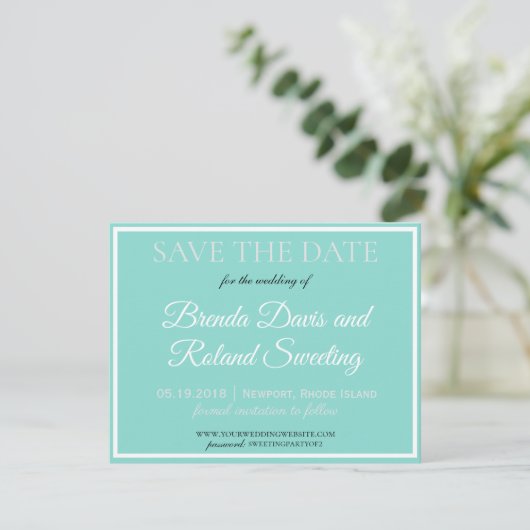 Save The Date BRIDE CO Touch Of Silver Traditional Mariage Suite (Debout devant)
