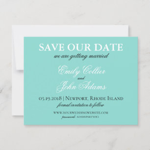Save The Date BRIDE Mariage campagnard Suite Blanc traditionnel