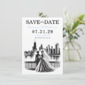 Save The Date Brides de Chicago (Debout devant)