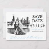 Save The Date Brides de Chicago (Devant)