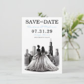 Save The Date Brides de Chicago (Debout devant)