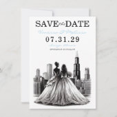 Save The Date Brides de Chicago (Devant)