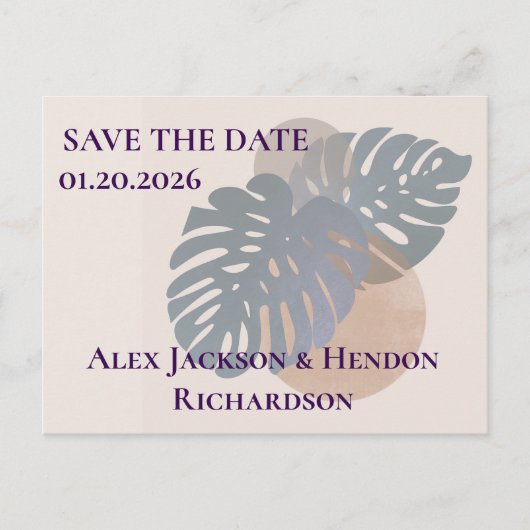 Save the date briefkaart (Voorkant)