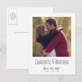 Save the Date Briefkaart (Voorkant / Achterkant)