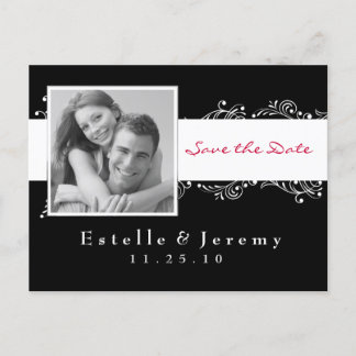 Save the Date Briefkaart Foto 03 Wit