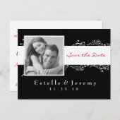 Save the Date Briefkaart Foto 03 Wit (Voorkant / Achterkant)