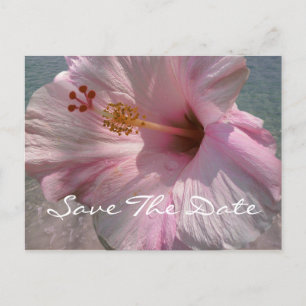Save the Date Briefkaart - Tropical Beach Wedding