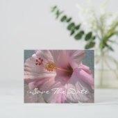 Save the Date Briefkaart - Tropical Beach Wedding (Staand voorkant)
