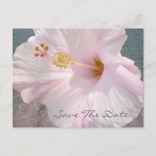 Save the Date Briefkaart - Tropical Beach Wedding