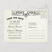 Save the Date Briefkaarten ( Skeleton Paar) (Achterkant)