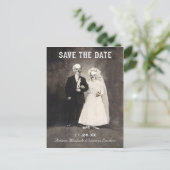 Save the Date Briefkaarten ( Skeleton Paar) (Staand voorkant)