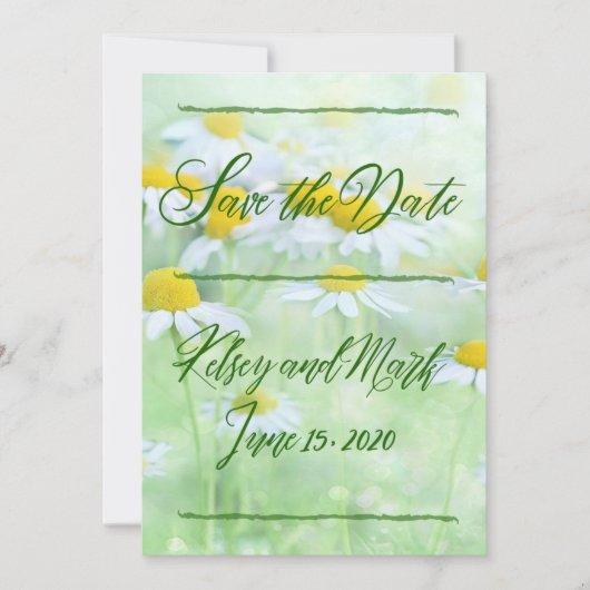 Save The Date Bright Daisy (Devant)