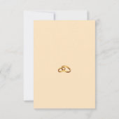 Save The Date Bronze Monogramme Enregistrer la Date (Dos)