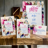 Save The Date Brosse moderne brune traits floral aquarelle