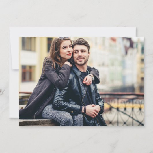 Save The Date Brosse moderne superposer le script Enregistrer la (Dos)