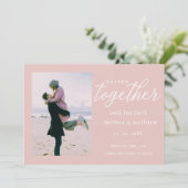 Save The Date Brouiller le script mieux ensemble Minimal simple  (Debout devant)