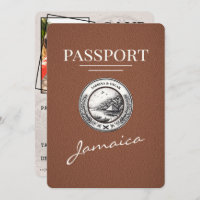 Brown Jamaica Passport Enregistrer La Date