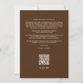 Save The Date Brown Modern Romantic Overlay Gradient Script (Dos)