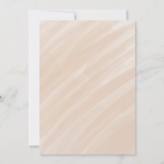 Save The Date Brown vert orchidée Boho Eucalyptus Mariage (Dos)