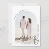 Save The Date Budget QR Code Mariage photo Enregistrer la date (Devant)