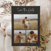 Save The Date Budget Simple Calligraphie Script Moderne Quatre P