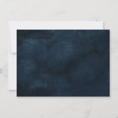 Save The Date Burgundy Blush Navy Bleu Botanique Floral Mariage (Dos)