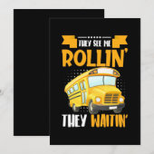 Save The Date Bus Driver See Me Rollin (Devant / Derrière)