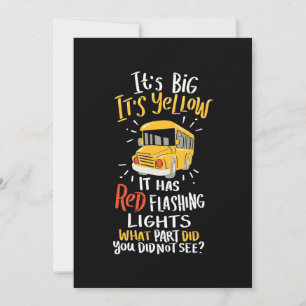 Save The Date Bus Scolaire Il Est Grand Et Jaune