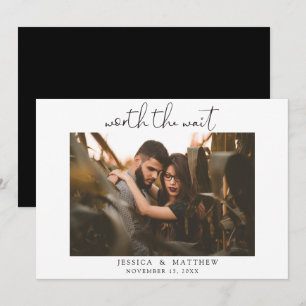 Save The Date Ça valait la peine d'attendre Script de photo de m