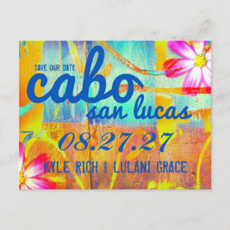 Save The Date CABO SAN LUCAS Enregistrer la date Destination