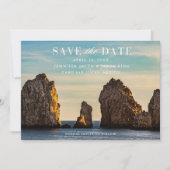 Save The Date Cabo San Lucas Mexique Mariage Enregistrer La Date (Devant)