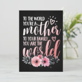 Save The Date Cadeau À Ma Mère (Debout devant)