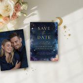 Save The Date Cadeau céleste Midnight Blue Wedding Enregistrer l