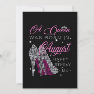 Save The Date Cadeaux d'anniversaire  Une Reine Est Née En Août