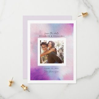 Save The Date Cadre aquarelle