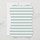 Save The Date Cadre de feuille d'eucalyptus à l'aquarelle | Écon (Dos)