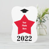 Save The Date Cadre de forme de la photo en étoile (Debout devant)