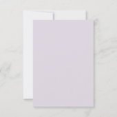 Save The Date Cadre de mariage à arche de lilas floral Enregistr (Dos)