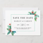 Save The Date Cadre de verdure tropicale Mariage de jardin moder (Devant)