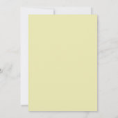 Save The Date Cadre rose - Mariage jaune céleste (Dos)