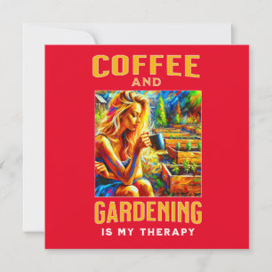 Save The Date Café et jardinage est ma thérapie