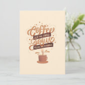 Save The Date Café Lover Et Jésus (Debout devant)