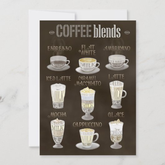 Save The Date Café Lover Mélange Tout (Devant)